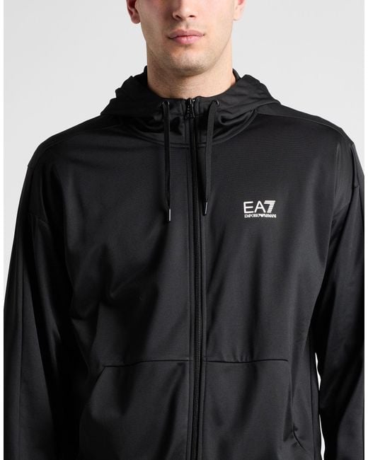 EA7 Black Tracksuit for men