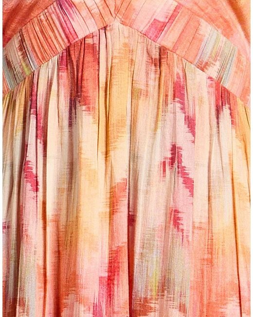 Ba&sh Multicolor Maxi Dress Cotton