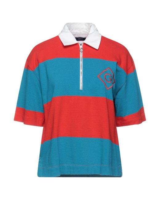 gant red polo shirt