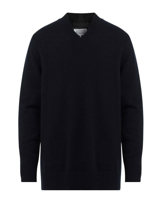 Maison Margiela Blue Sweater Wool for men