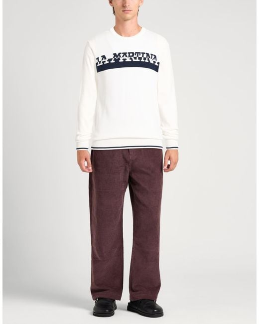 Pullover La Martina de hombre de color White