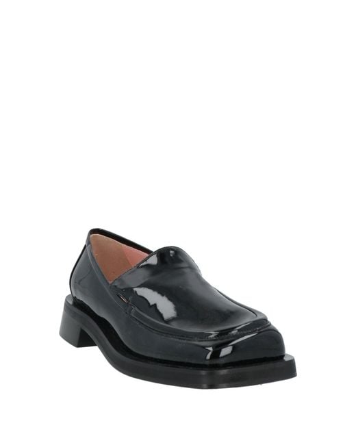 Gia Borghini Black Loafers Leather