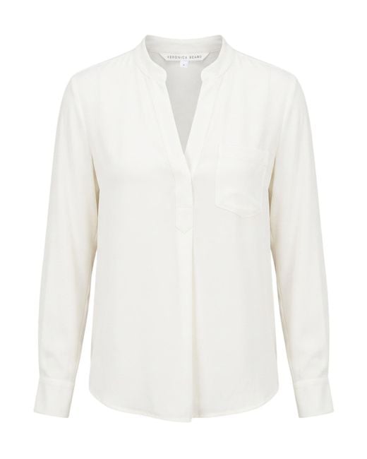 Top Veronica Beard de color White