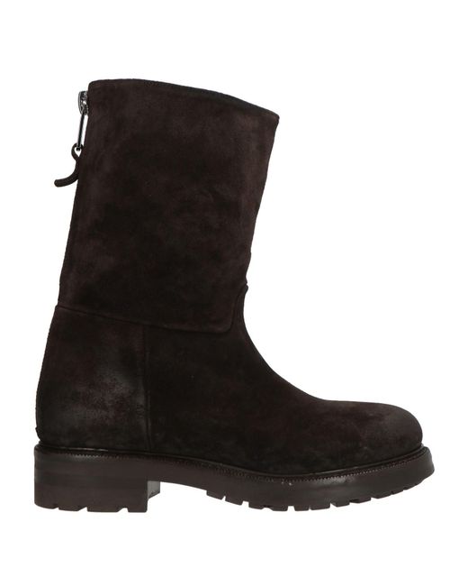 Elena Iachi Black Ankle Boots Leather