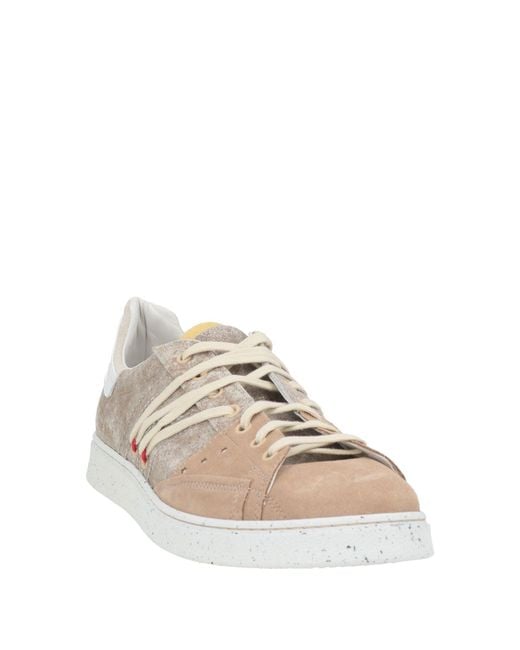 HIDNANDER Natural Sneakers Leather for men
