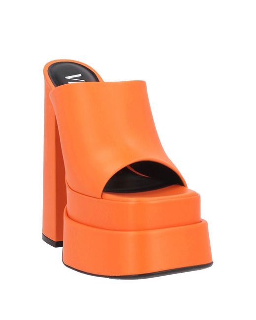 Versace Orange Sandals