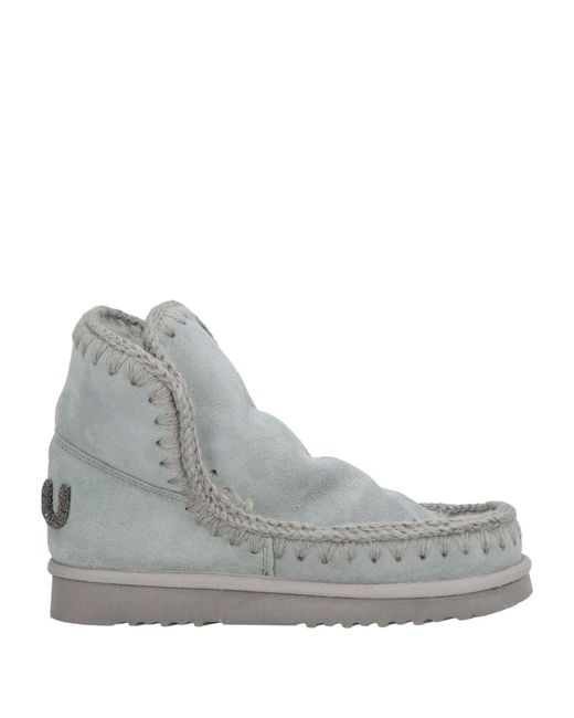 Mou Gray Ankle Boots