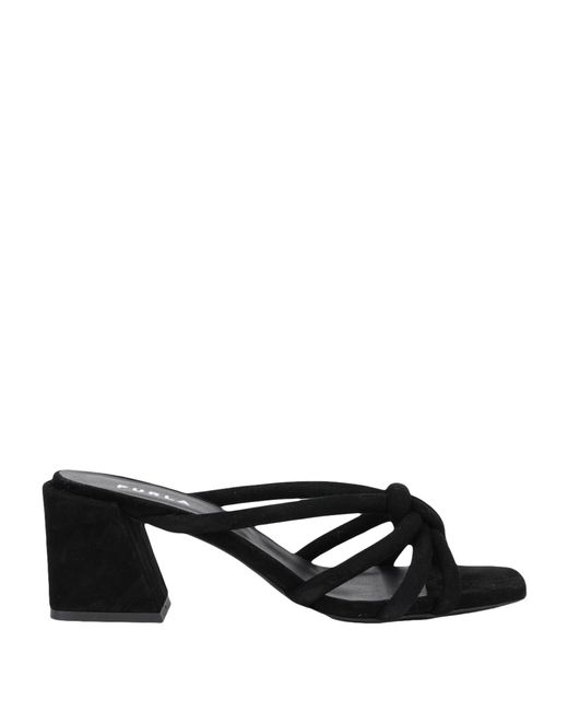 Furla Black Sandals