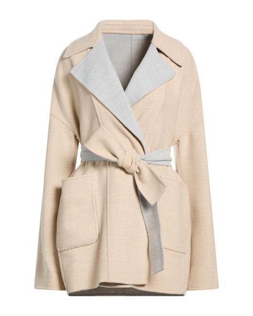 Eleventy Natural Coat Wool