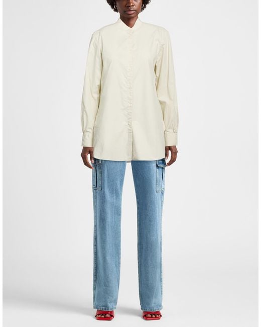 Officine Generale White Light Shirt Organic Cotton