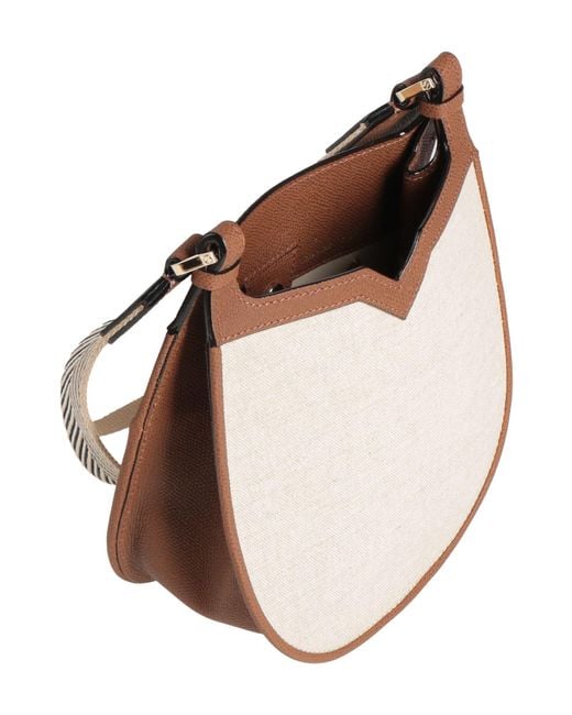Valextra Natural Cross-Body Bag