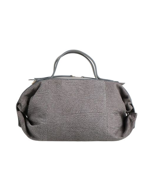 Borbonese Gray Handbag