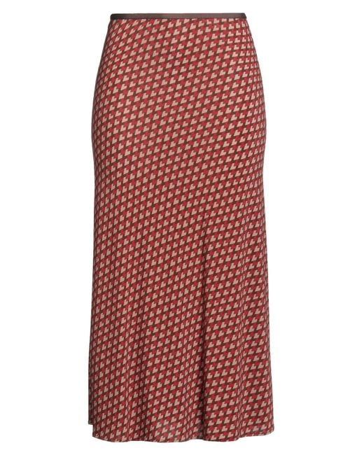 Gonna Midi di Siyu in Red