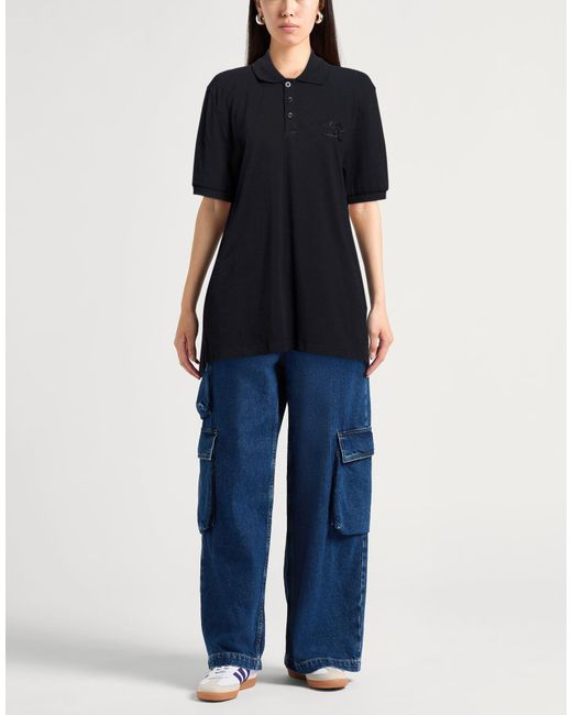 John Richmond Black Polo Shirt Cotton