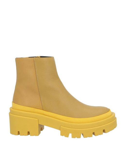 Eqüitare Yellow Ankle Boots