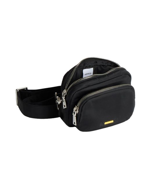 Aspesi Black Cross-Body Bag Polyamide