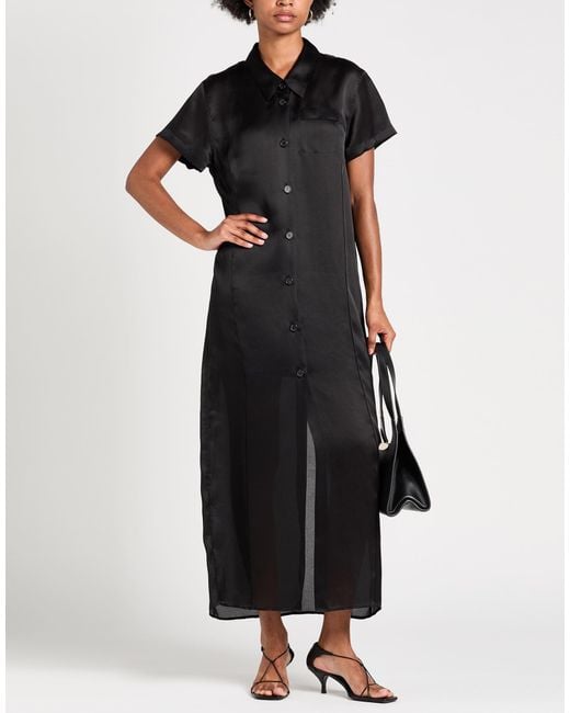 Khaite Black Maxi Dresses