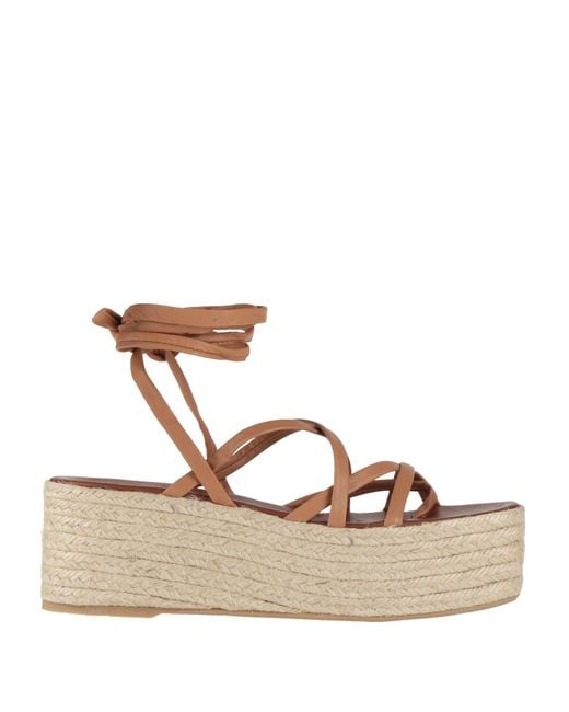 Alohas Natural Espadrilles Leather