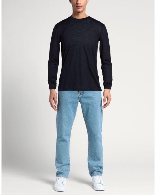 TWENTY-ONE by ANTONIO CARNEVALE Blue T-Shirt for men