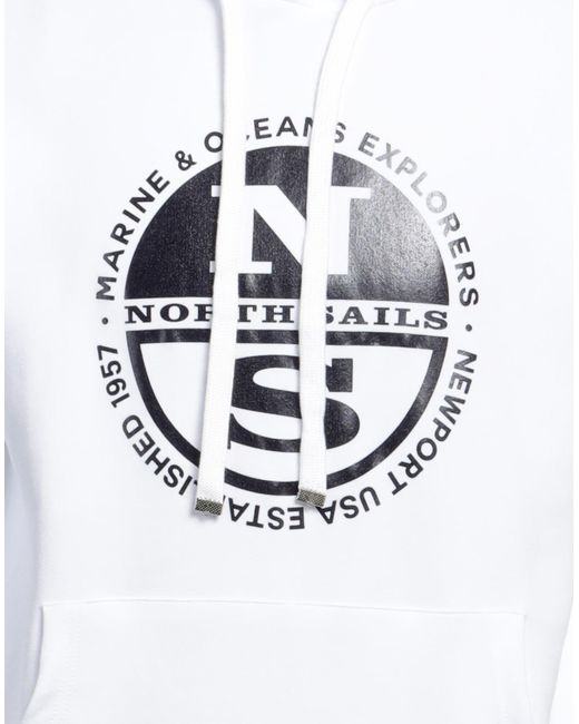 North Sails White Sweatshirt for men