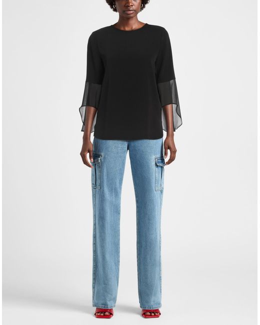 Top Calvin Klein de color Black