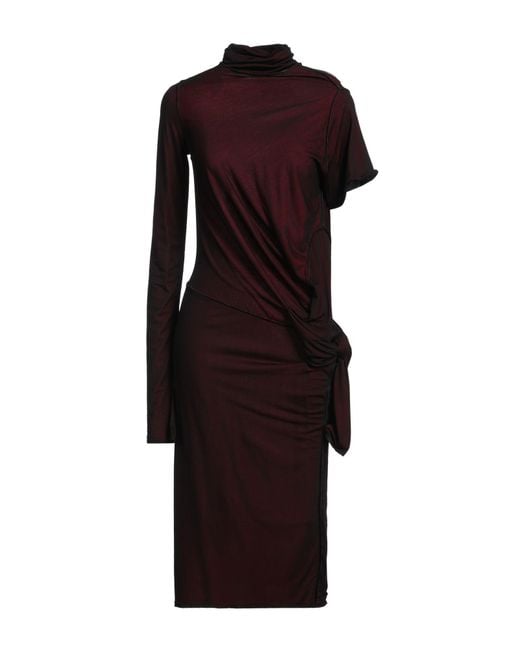 Maison Margiela Red Midi Dress
