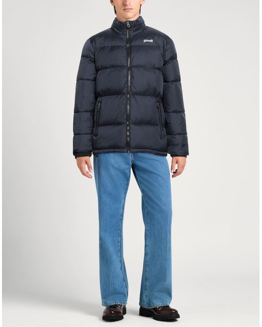 Schott Nyc Blue Puffer for men