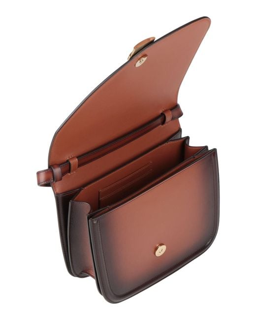 Ferragamo Brown Cross-Body Bag Calfskin