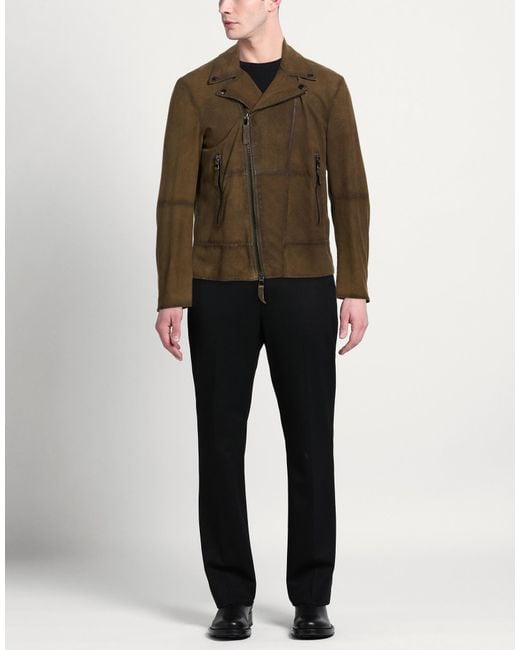 Bully Brown Jacket Leather for men