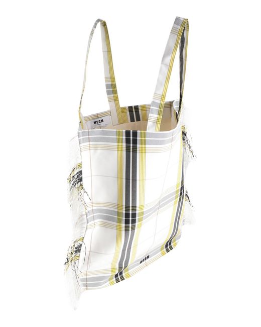 MSGM Natural Handbag