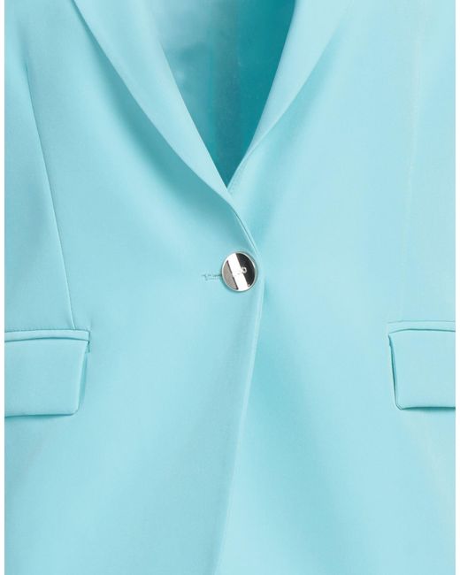 Liu Jo Blue Blazer Polyester, Elastane