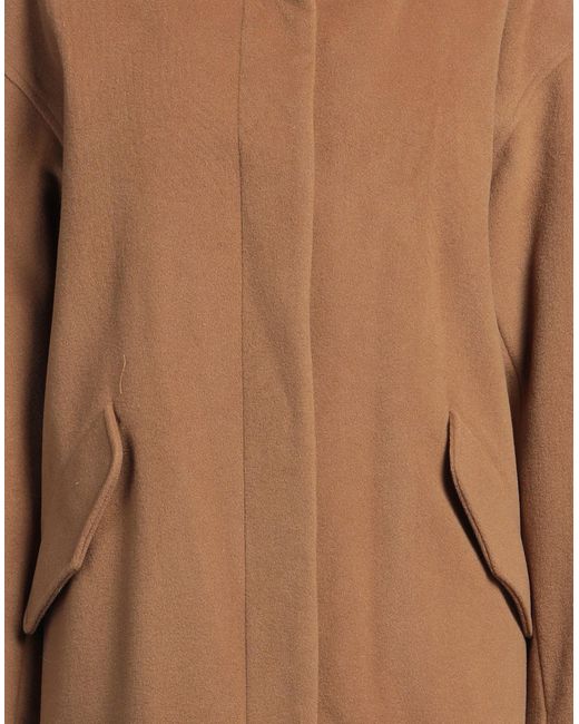 Woolrich Brown Camel Puffer Wool, Polyamide, Cashmere, Polyester