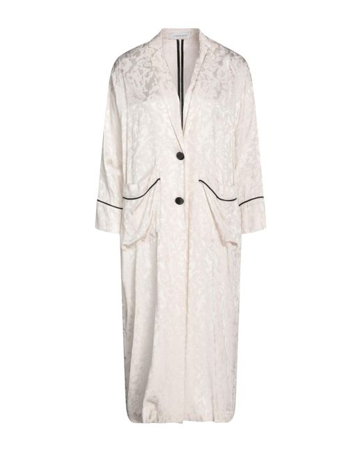 EMMA & GAIA White Overcoat & Trench Coat