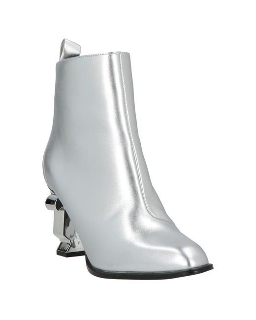 Botines De Caña Alta Karl Lagerfeld de color White