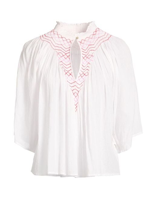 Antik Batik White Top Cotton