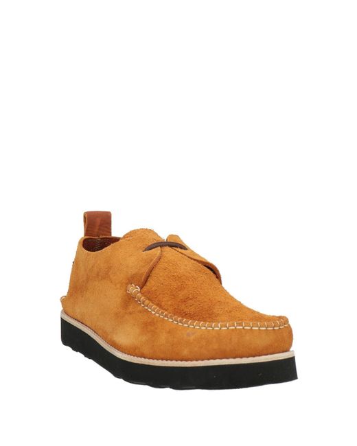 Yogi Footwear Brown Tan Lace-Up Shoes Leather for men
