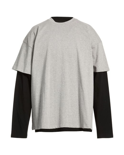 Jil Sander Gray T-Shirt Cotton for men