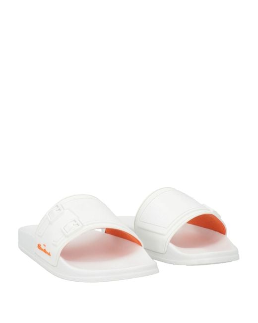 Santoni White Sandale
