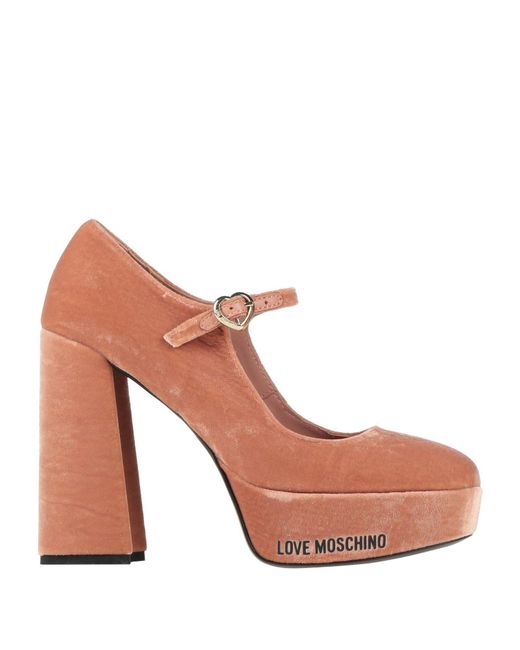 Love Moschino Brown Pumps