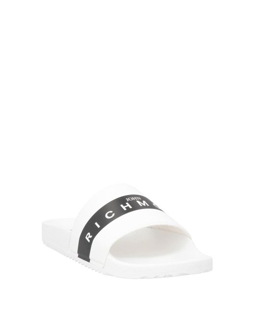 John Richmond White Sandals Rubber for men