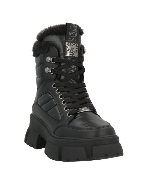 Steve Madden Black Ankle Boots