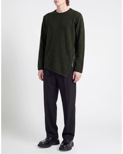 Comme des Garçons Green Dark Sweater Wool for men