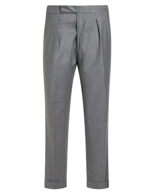 Briglia 1949 Gray Pants Virgin Wool, Elastane for men