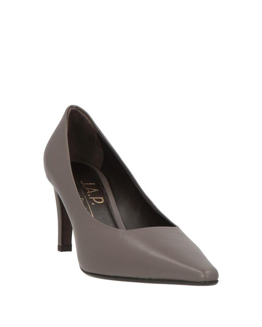 J.A.P. JOSE ANTONIO PEREIRA Gray Pumps