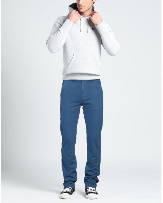 BARMAS Blue Pants Cotton, Modal, Elastane for men