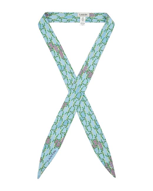 Lanvin Blue Scarves
