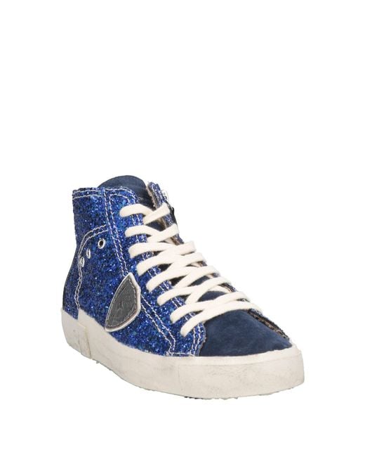Philippe Model Blue Prsx Midnight Sneakers Leather