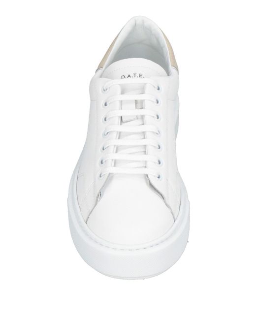 Date Natural Sneakers Leather