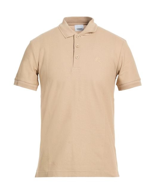 Burberry Natural Polo Shirts for men