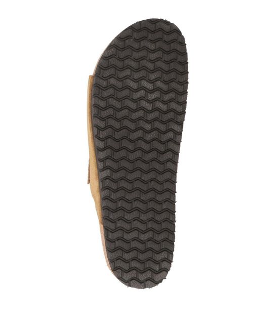 SELECTED White Camel Sandals Leather for men